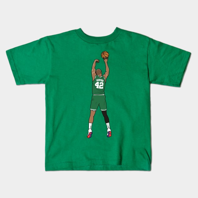 al horford and the jump shot Kids T-Shirt by rsclvisual